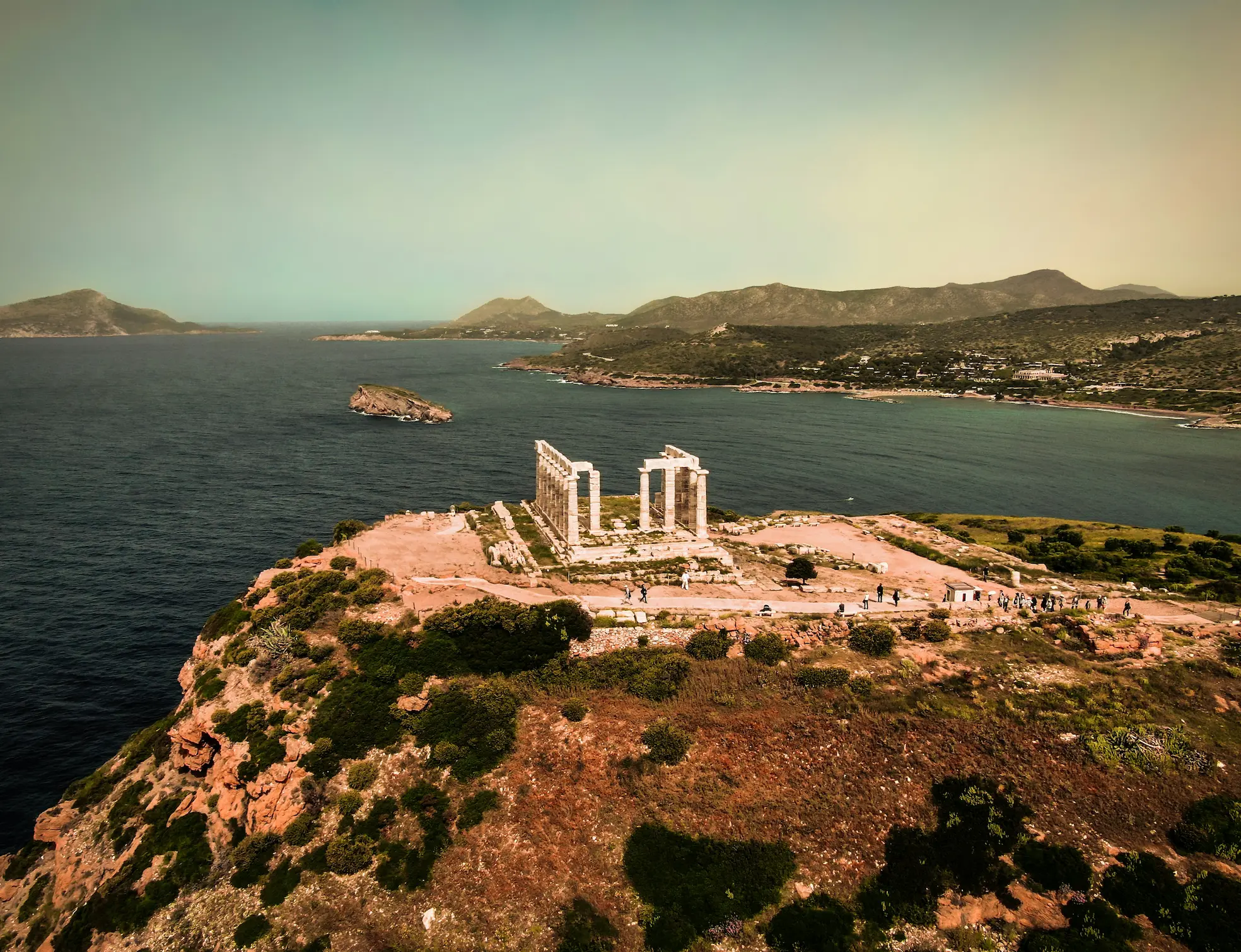 Cape Sounio, movies & series in Greece