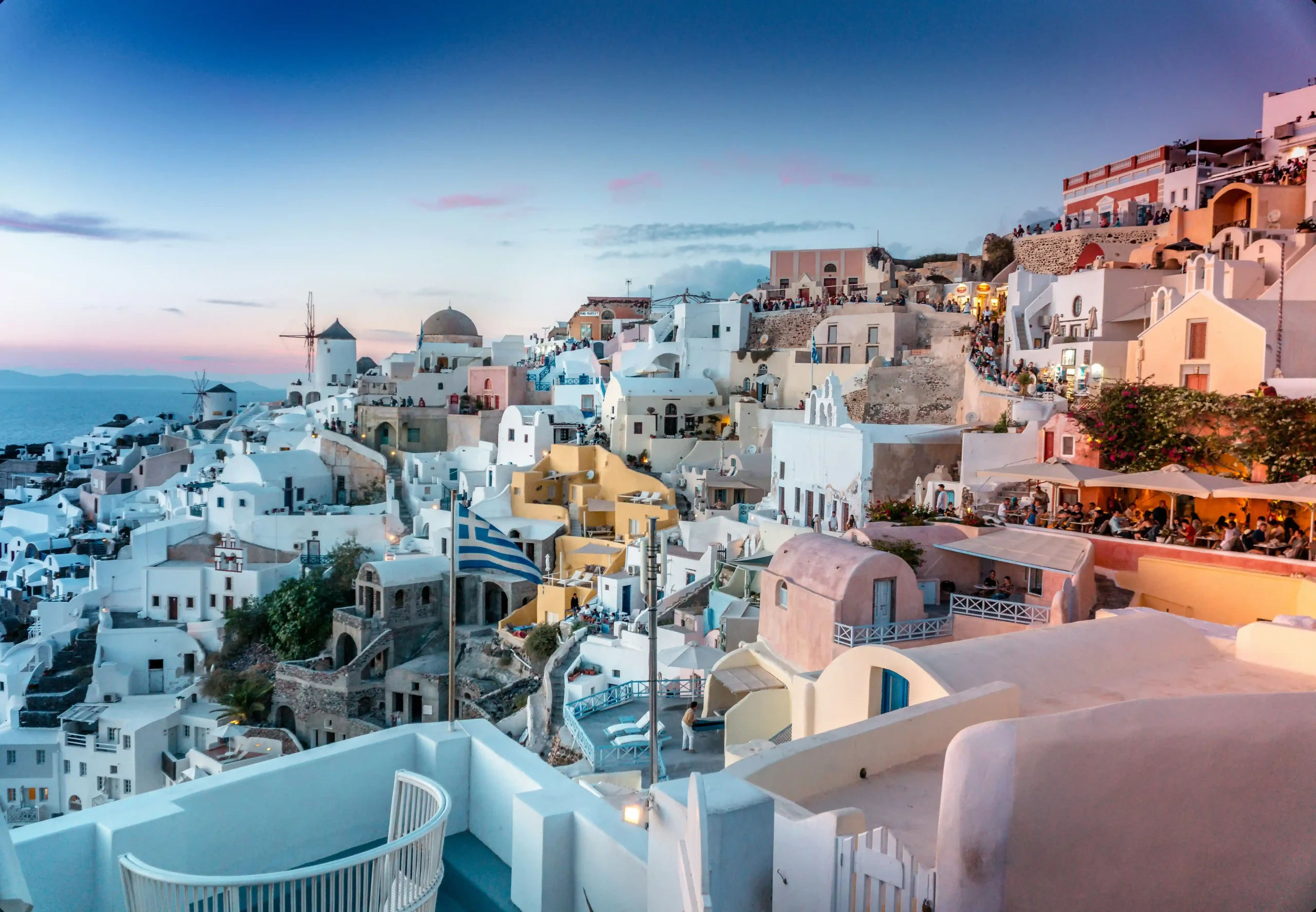 Santorini, movies & series in Greece